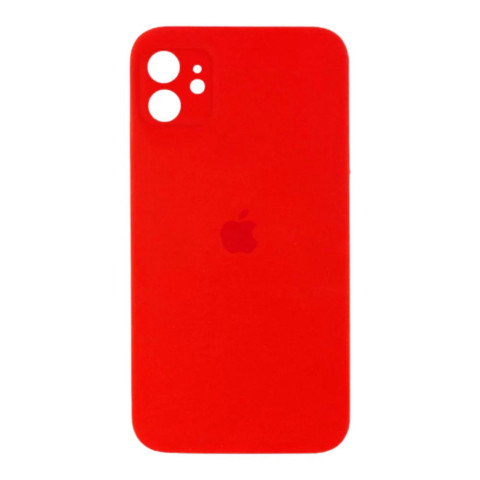 Чохол Silicone Case Full Camera Square для iPhone 11 Red
